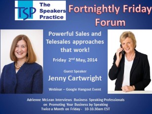 TSP-Fortnightly-Free-Friday-Forum-2nd-May-Jenny-Cartwright